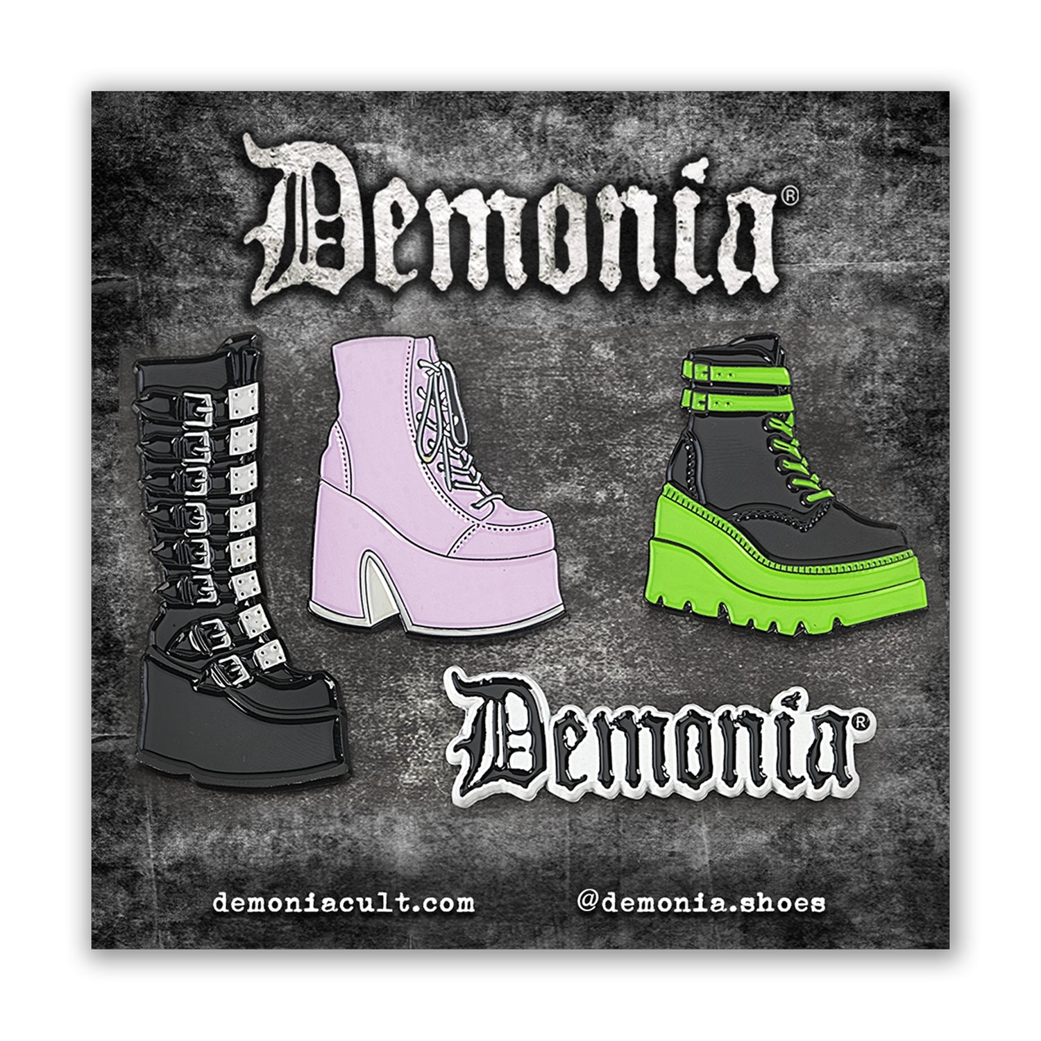 Multi-pack Enamel Pin - Demonia Cult